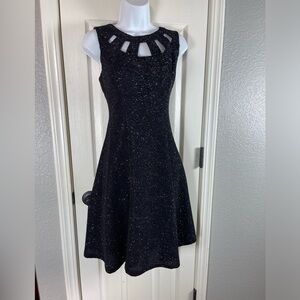 ALYXdress Black Shimmer Formal Sleeveless Mini Dress Size 4